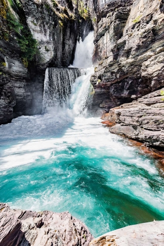 Waterfall in Glacier NP